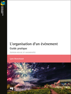 cover image of L'organisation d'un événement, édition revue et augmentée